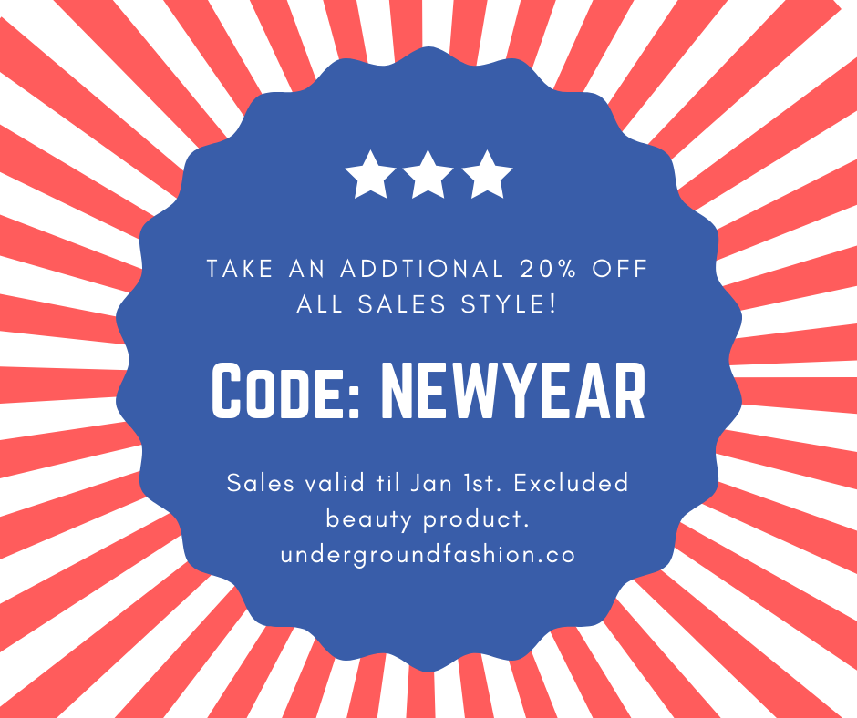 New Years 3 Day Flash Sale!