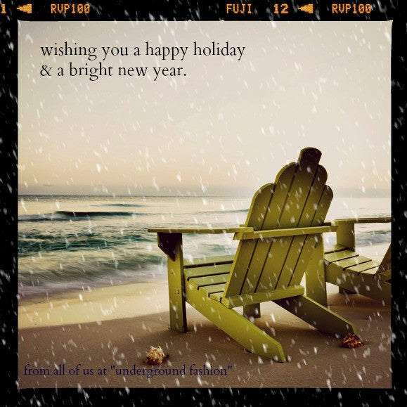Wishing you the happiest of holidays & a bright new year.