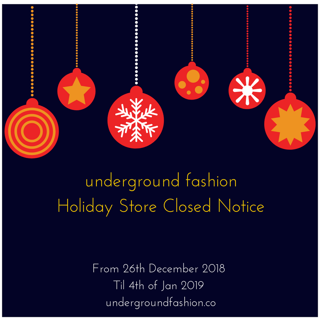 Holiday Store Closure Notice